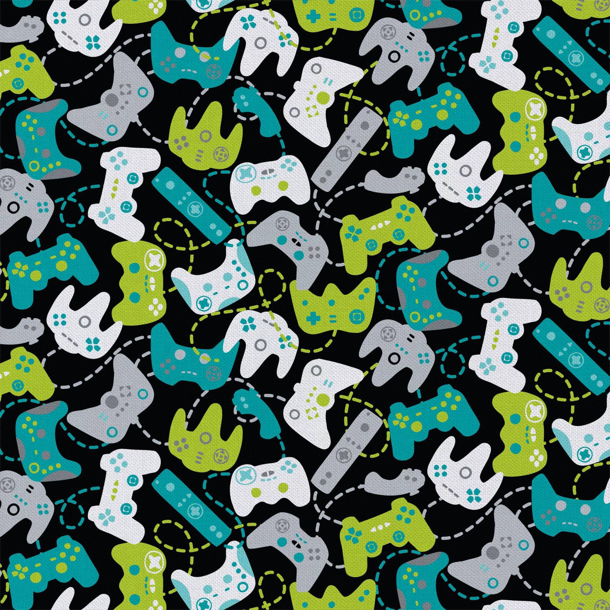 Emma & Mila® Game On Controller Precut Cotton Fabric, 4ct.